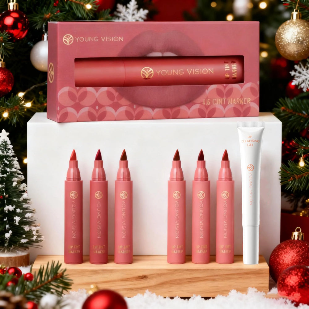 3pcs/ set Lip Tint Marker Liquid lipstick Nude Matte Shades, Lip Liner and Stick 2-in-1, Durable waterproof Christmas gift