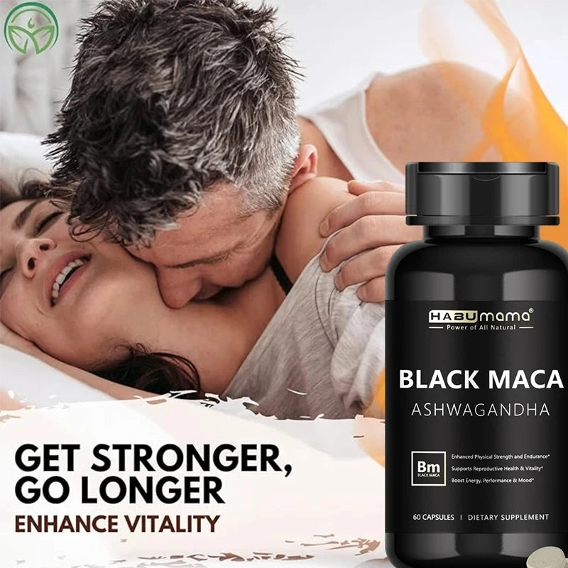 Male Enhancing Supplement with Black Maca, Stamina & Energy, Men's Muscle Enlargement