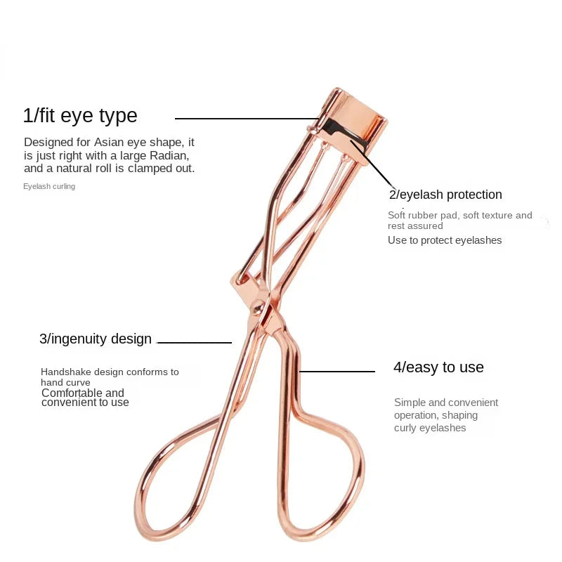 Nice Mini Partial Eyelash Curler Nature Curl Sun Flower Eyelash Extension Volume Tweezers Stainless Steel Beauty Makeup Tool