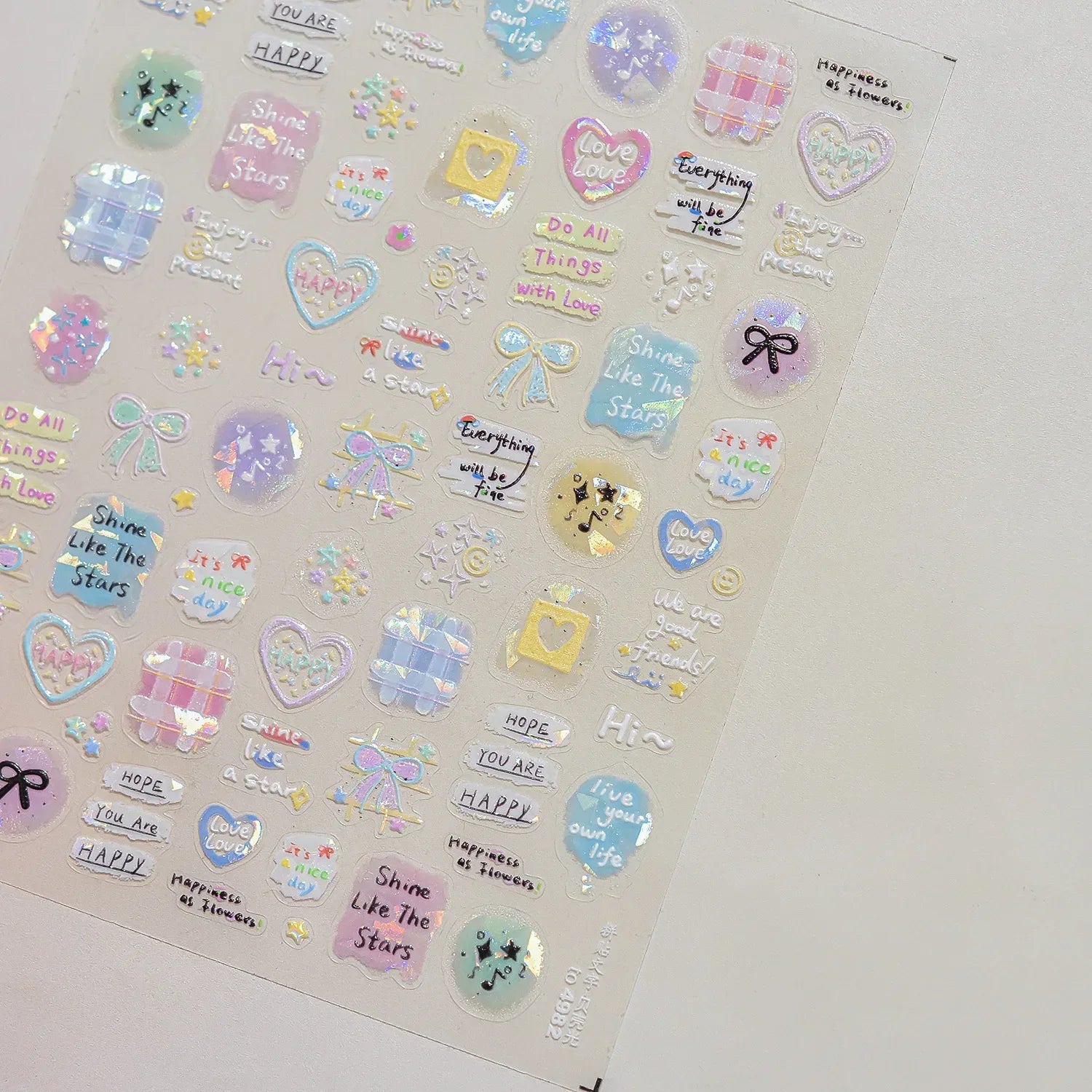 Ocean Shell Starfish Shell Conch Whale Dolphin Seahorse Coconut Tree Water Bubbles Self Adhesive Nail Art Sticker Manicure Decal