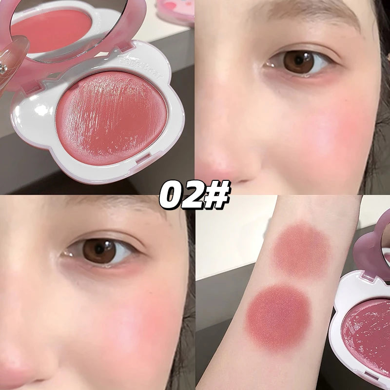 Light Blush Cream Gege Bear Moisturizing Mirror Vitality Moisturizing Whitening Brightening Natural Rouge