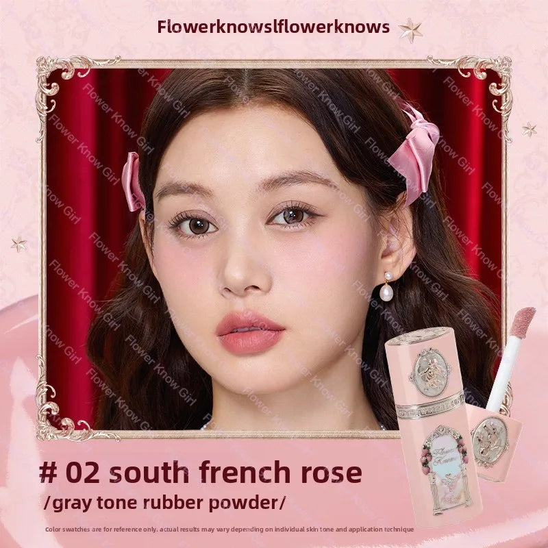 Flower Knows Strawberry Cupid Collection Liquid Blush 7g Silky Cream Skin Effect Lightweight adhesive skin-like finish Makeup