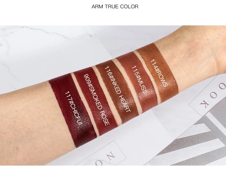 Luxury Velvet Matte Lipstick, Long Lasting Waterproof Lip Color, Non-Fading Smooth Lip Makeup Gift for Women