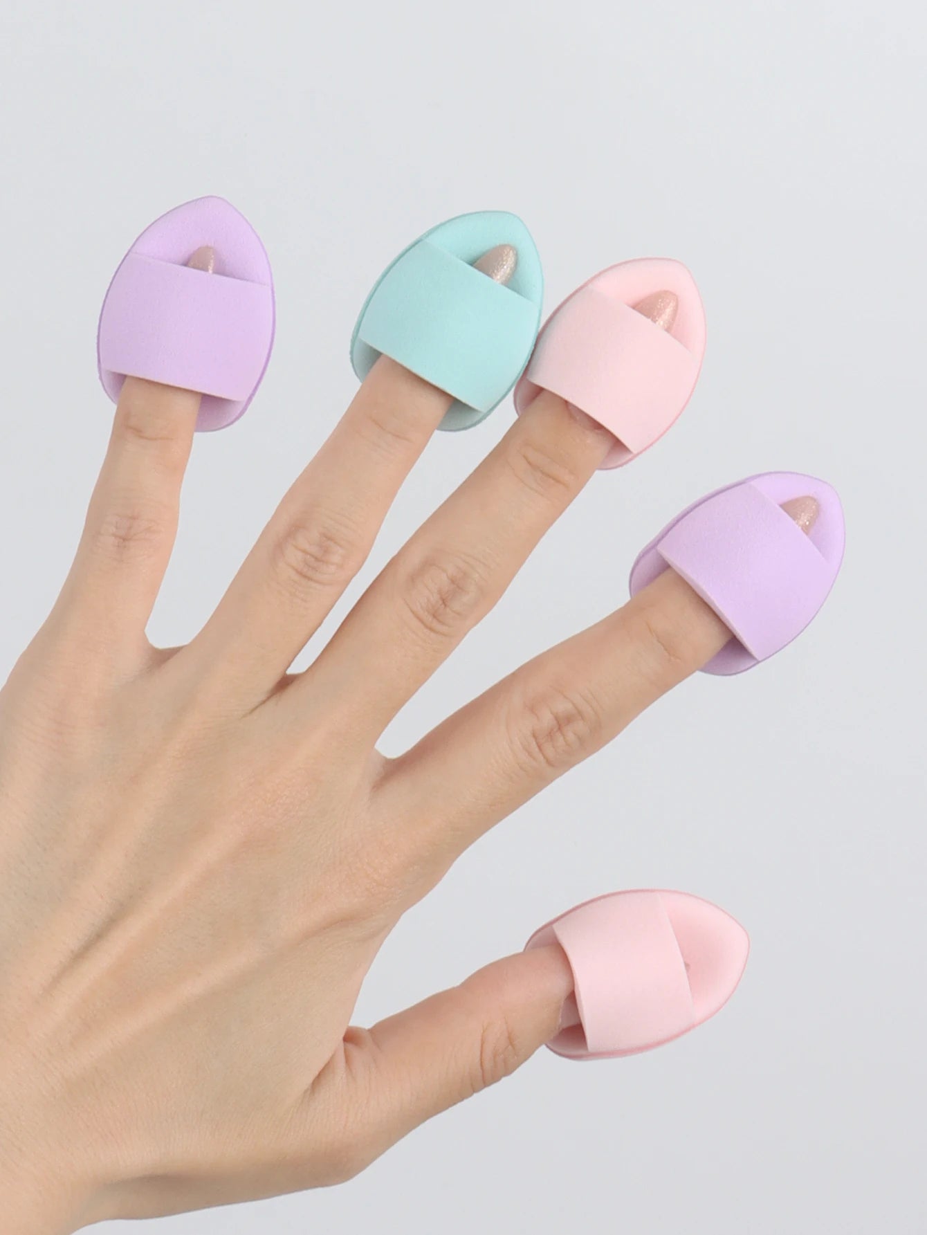 Finger Air Cushion Sponge Powder Puff Set Makeup Powder Puff Liquid Foundation Foundation Concealer Makeup Puff Wholesale