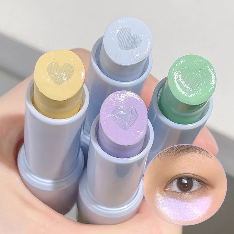 Color Correcting Makeup Primer Balm Moisturizing Green Purple Concealer Cream Cover Dark Circles Brighten Face Foundation Base