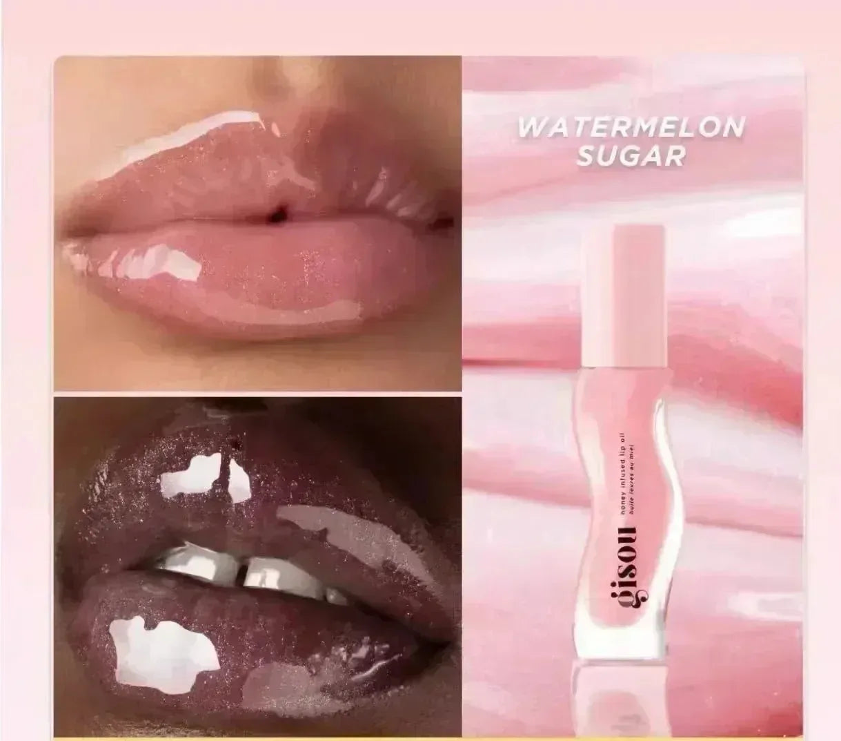 Gisou New Autumn Winter Limited Edition Long-lasting Moisturizing Lip Oil Gloss Care Lips Plumping Exfoliating Milky Mocha Gloss