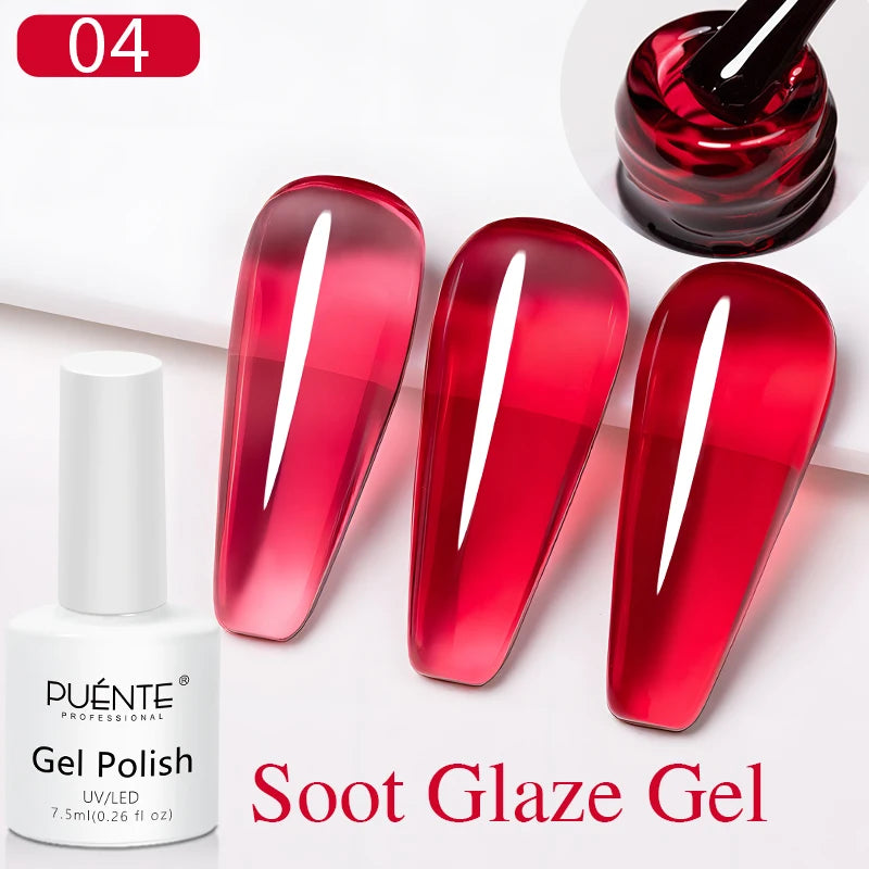 7.5ML Black Cat Eye Magnetic Glitter Gel Nail Polish Ultra-Bright Black Shine Long-Lasting Soak Off UV Nail Art Varnish Manicure