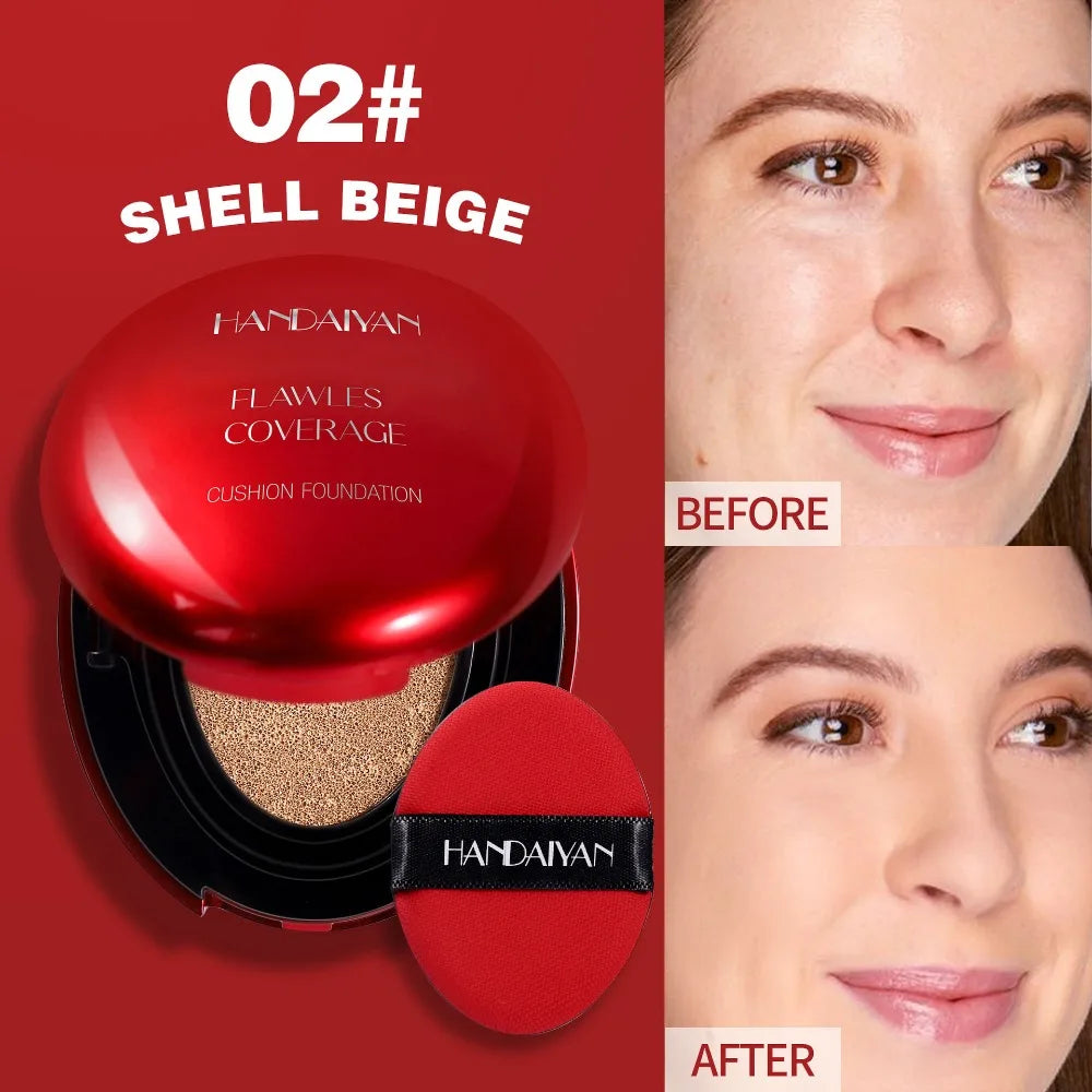Air Cushion Foundation Light Cream Natural Moisturizing Whitening Oil-control Women Base Long-lasting Makeup Korean Cosmetic