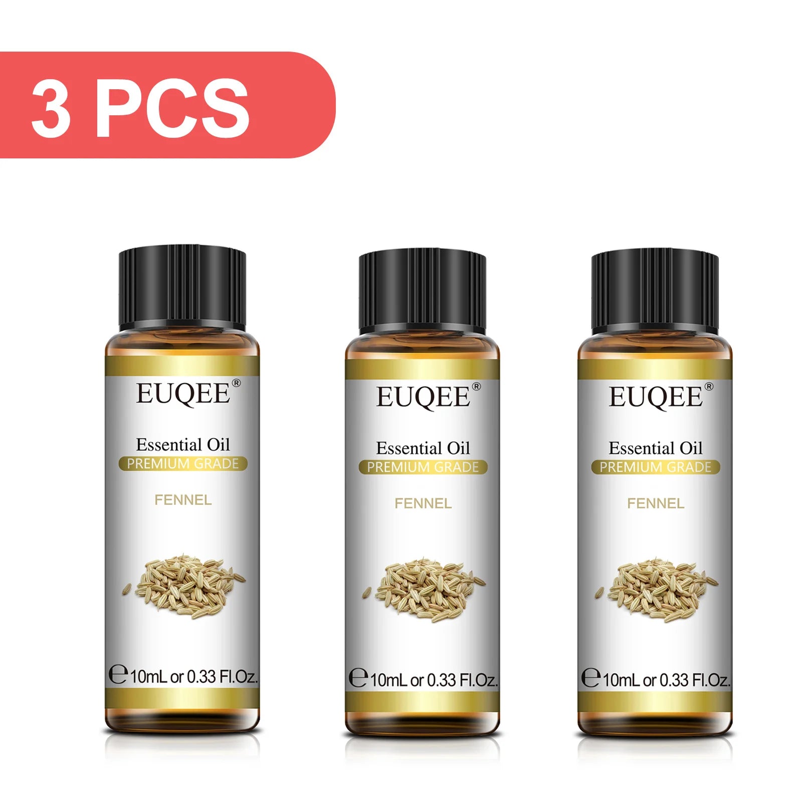 EUQEE 3PCS 10ml Pure Plant Essential Aromatherapy Oils Sandalwood Cedarwood Citronella Cinnamon Aroma for Humidifiers Diffusers