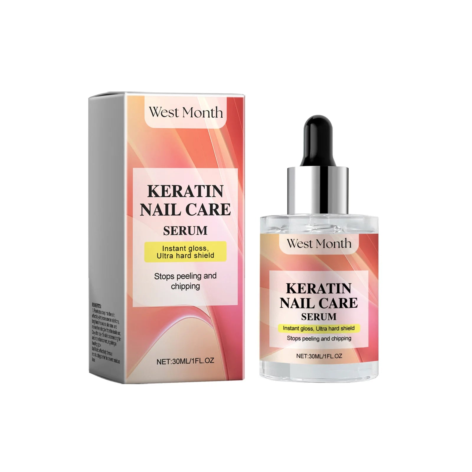 Keratin Nail Care Serum Improve Peeling Chipping Strengthen Nail Prevent Delamination Protect Nail Damage Nails Growth Essence