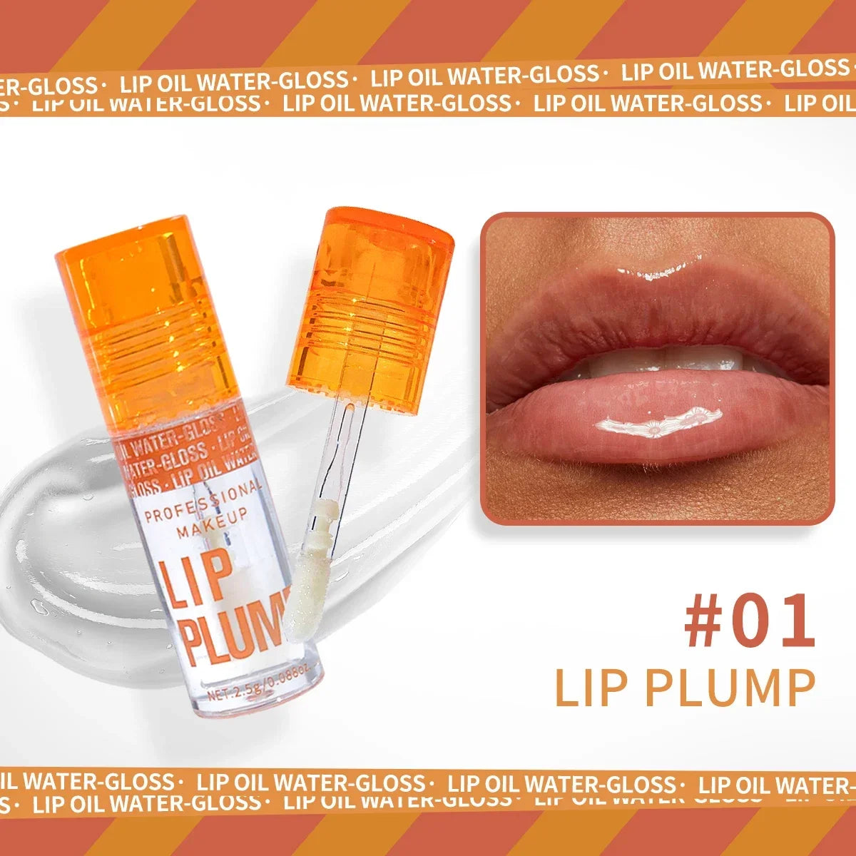 3-Pcs Lip Oil Plump Moisturizing Set – Pink Hydrating Gloss Long-Lasting Clear Liquid Lip Balm,Essential For Autumn And Winter