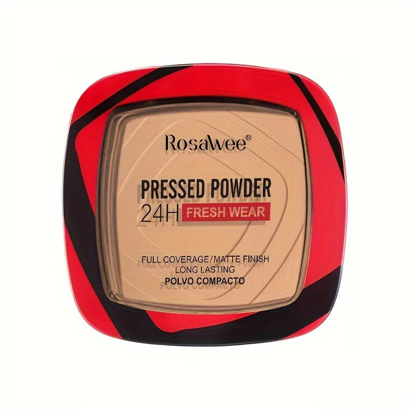 Full Coverage Pressed Powder Foundation Matte Control Oil Foundation Long Lasting Face Makeup
