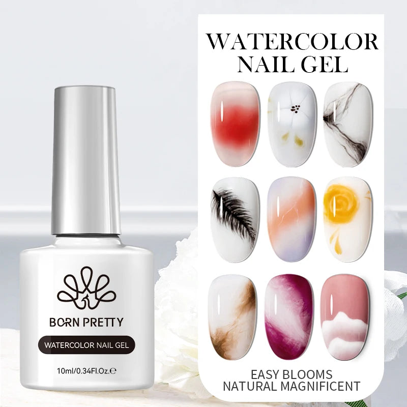 BORN PRETTY 10ml Black Glass Cat Magnetic Gel Nail Polish Silver Gold Glitter Semi Permanent Soak Off UV LED Gel Varnish