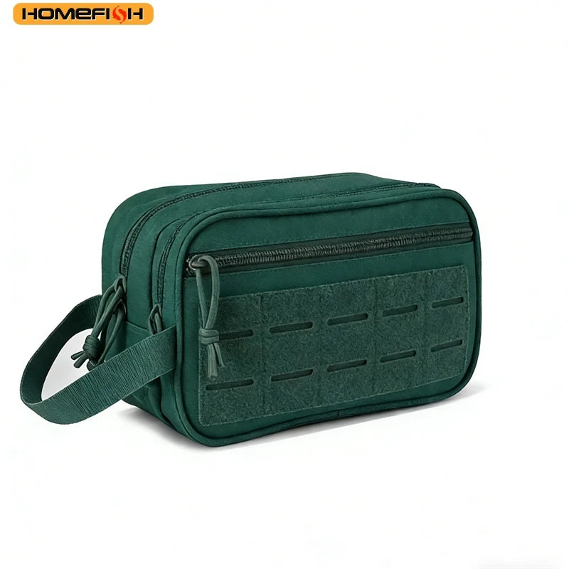 HOMEFISH Tactical Toiletry Bag For Men Hygiene Bag Tool Molle Pouches Small Dopp Kit Mens Shaving Kit Travel shower Makeup