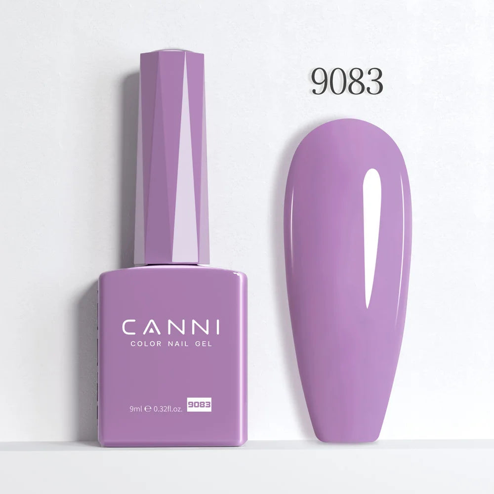 9ml CANNI HEMA/TPO FREE Nude Pink Color Nail Gel Polish Full Coverage Semi Permanent Long Wear Top Coat Venalisa Gel Varnish