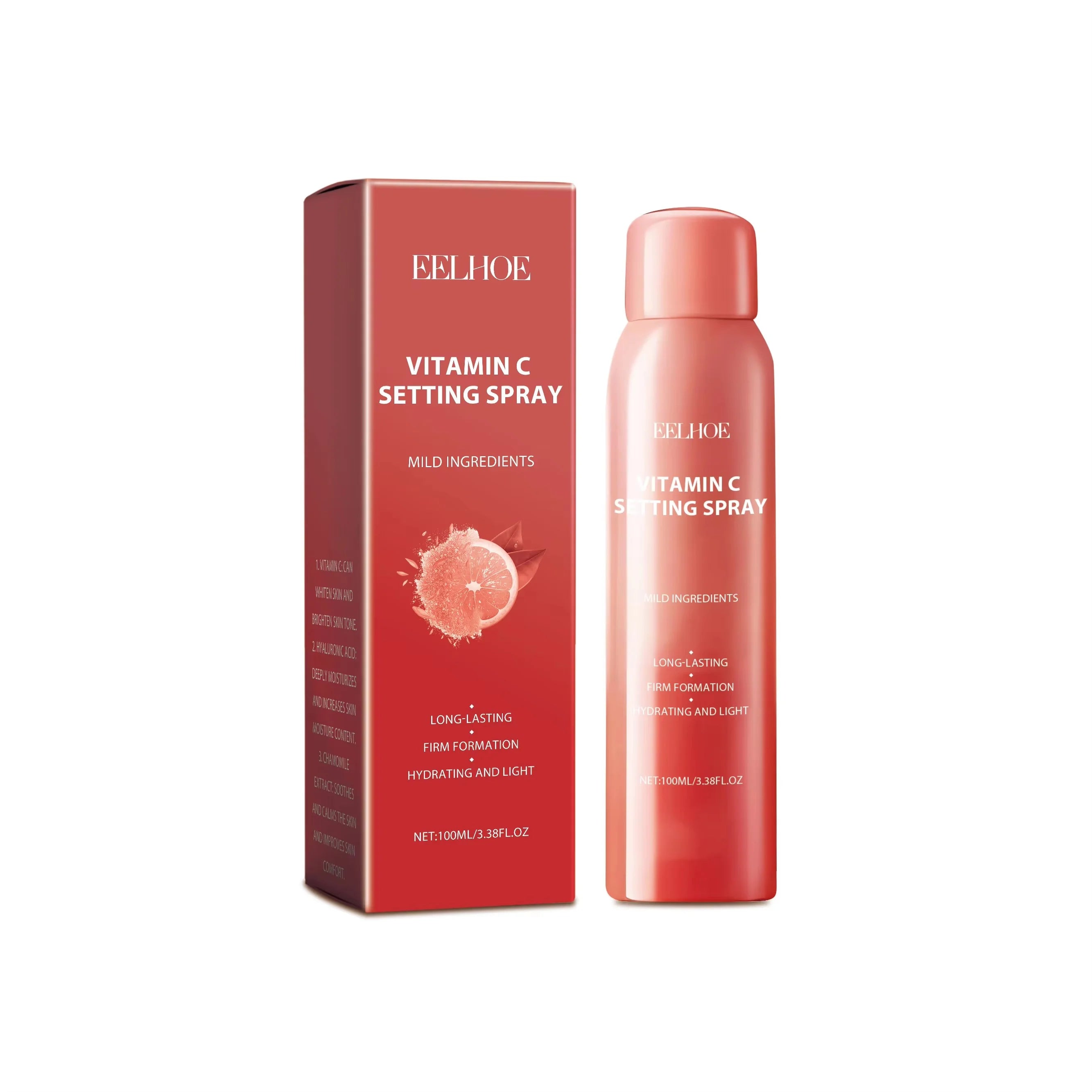 Hydrating Makeup Setting Spray Watery Lightweight Non-Greasy Oil Control Long-Lasting Breathable Vitamin C Makeup Fixing Mist