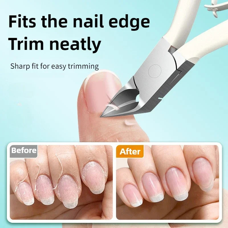 Cuticle Scissors Stainless Steel Sharp Blade Durable Rust Free Nail Care Tool
