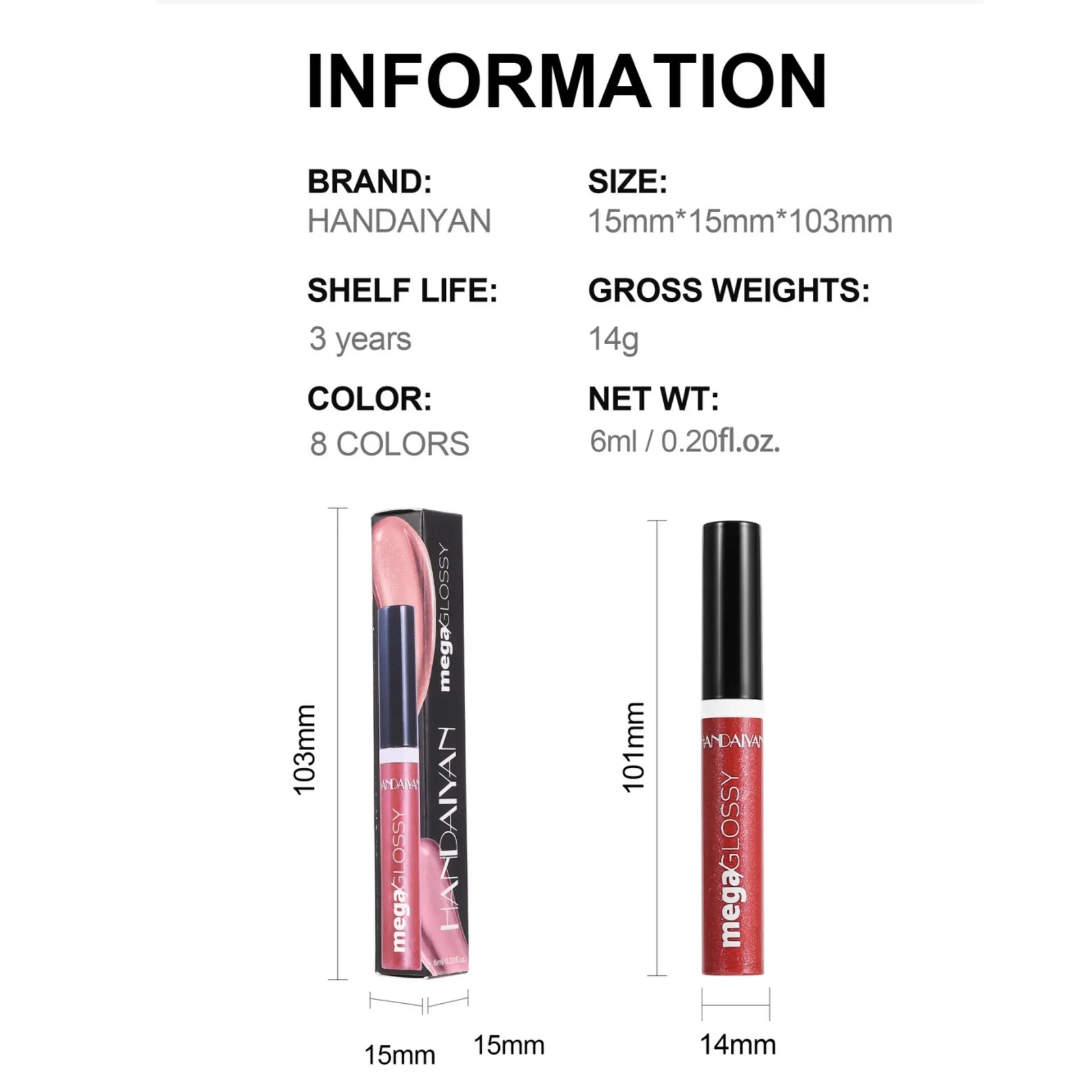 High Shiny Lip Gloss Moisturizing Fit All Skin Tone Mirror Like Lip Glaze Liquid Lipstick Lip Tint Long Lasting Makeup Cosmetics