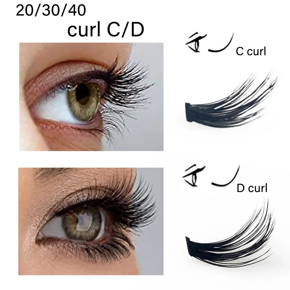 1box big capacity 60 bundles 20D eyelash extensions 0.07mm C curl mink eyelashes Individual lashes natural style Free Shipping