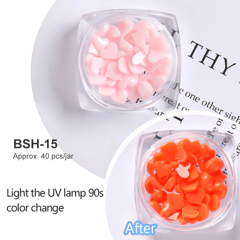 White Acrylic Flower Nail Art Decorations Mixed Size Rhinestones Red Blue Gem Manicure Tools Accessories DIY Nails Design 5g