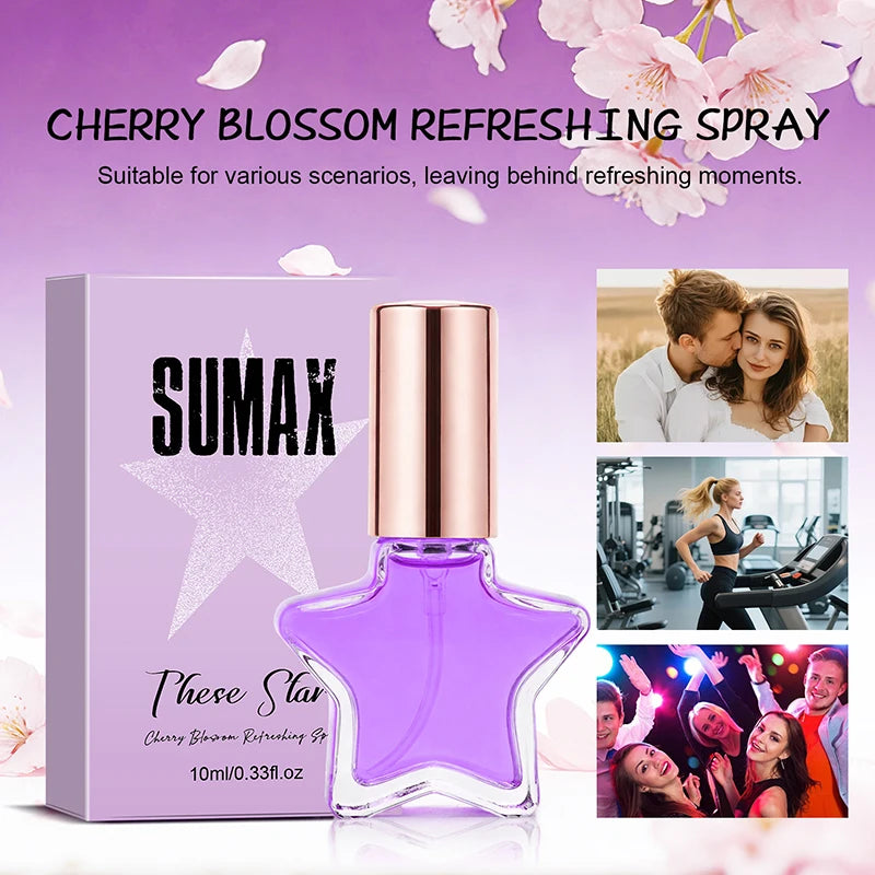 Star-shaped Deodorant Perfume,pocket Fresh Vanilla Rose Mint Perfume Unisex Romantic Charming Angel Eau De Toilette Spray Party