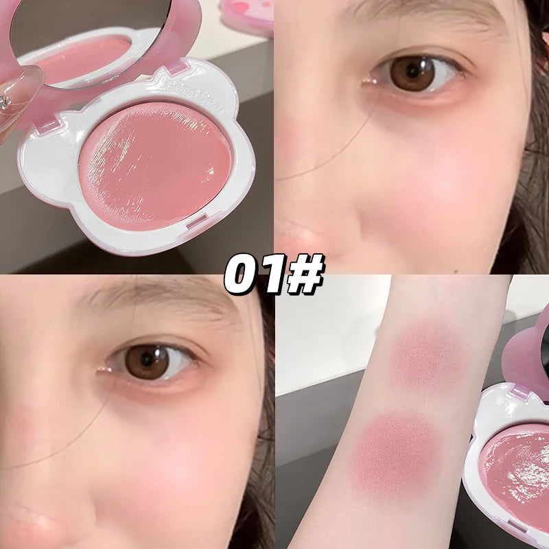 Light Blush Cream Gege Bear Moisturizing Mirror Vitality Moisturizing Whitening Brightening Natural Rouge
