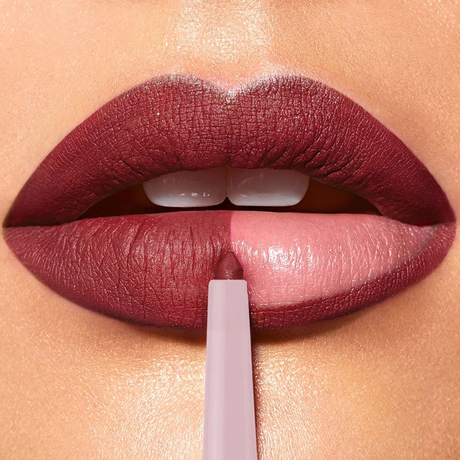 1PC Nude Brown Red Lip Liner Pencil Outline Contour Pink Lip Tint Korean Makeup Waterproof Matte Lipstick Crayon Pen lip Balm