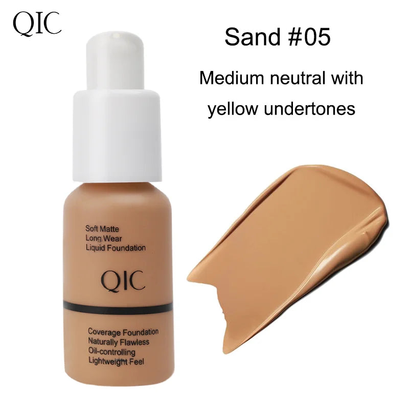 30ml Liquid Foundation | Concealer, Naturally Flawless, Matte, Oil-Control, Waterproof, Long-Lasting Makeup