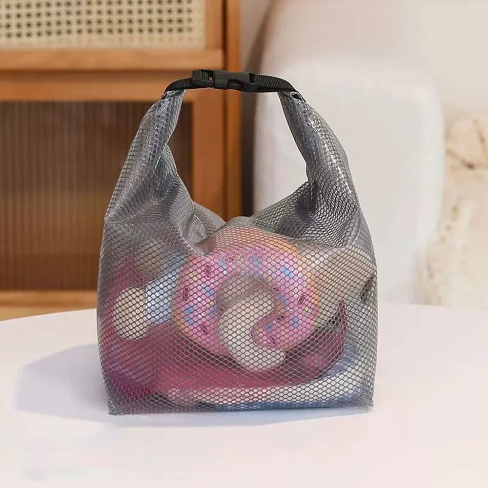 1PC/2PCS Travel Makeup Storage Bag - Large Capacity, Waterproof, Hand-Held, Suitable For Outdoor Swimming And Carrying.