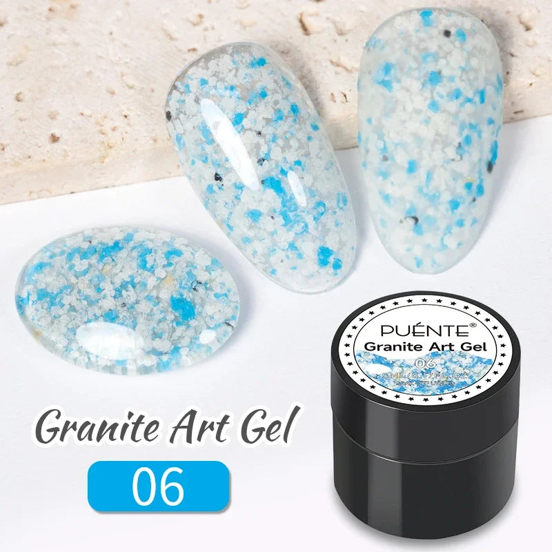 PUENTE Sparkle Platinum Gel Nail Polish 5ML Shiny Gold Silver Glitter Painting Gel Drawing Semi Permanent Varnish For Manicure