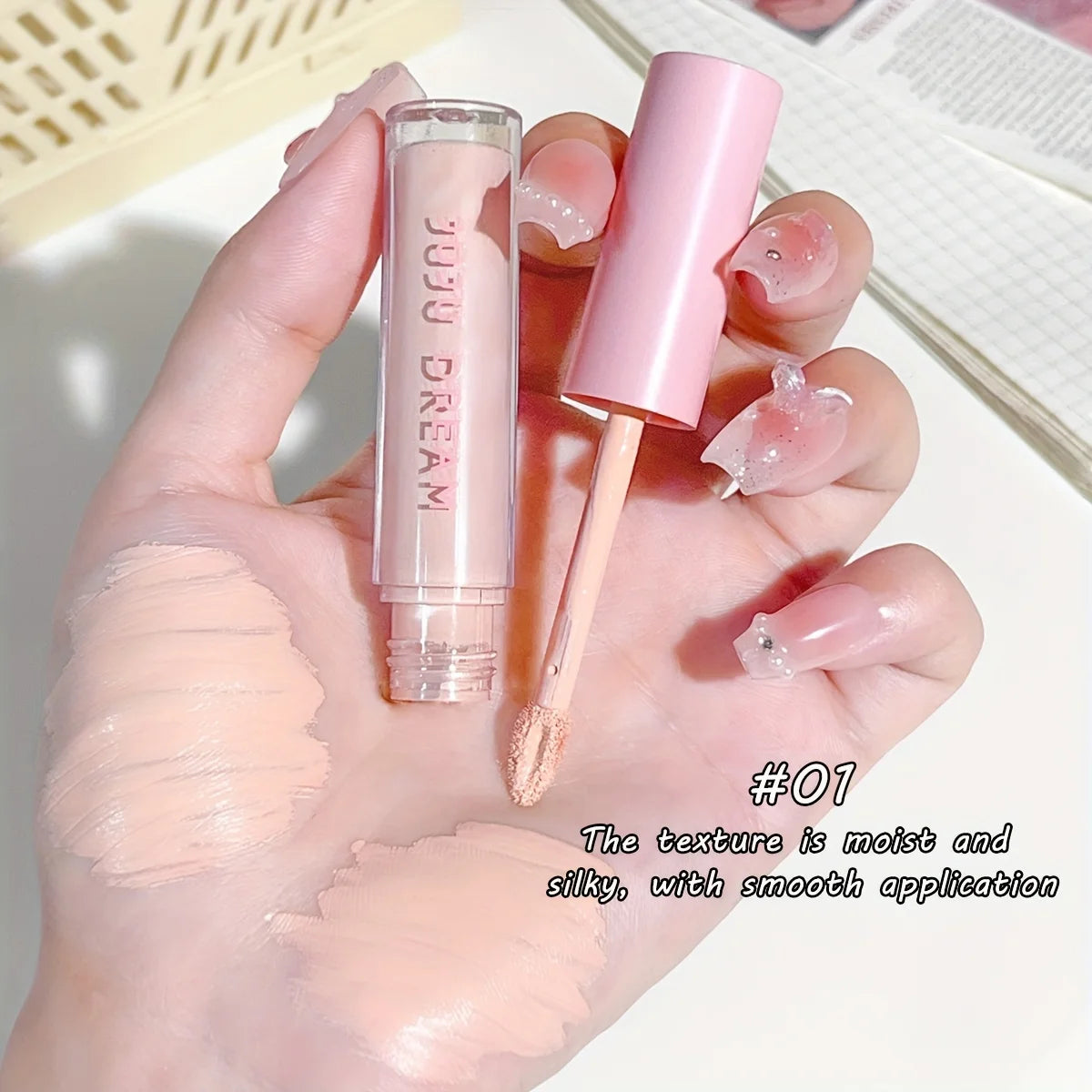 Flawless Concealer: Waterproof, Brightening, Suitable for All Skin Types - Perfect for Christmas and Valentine's Day Gifts