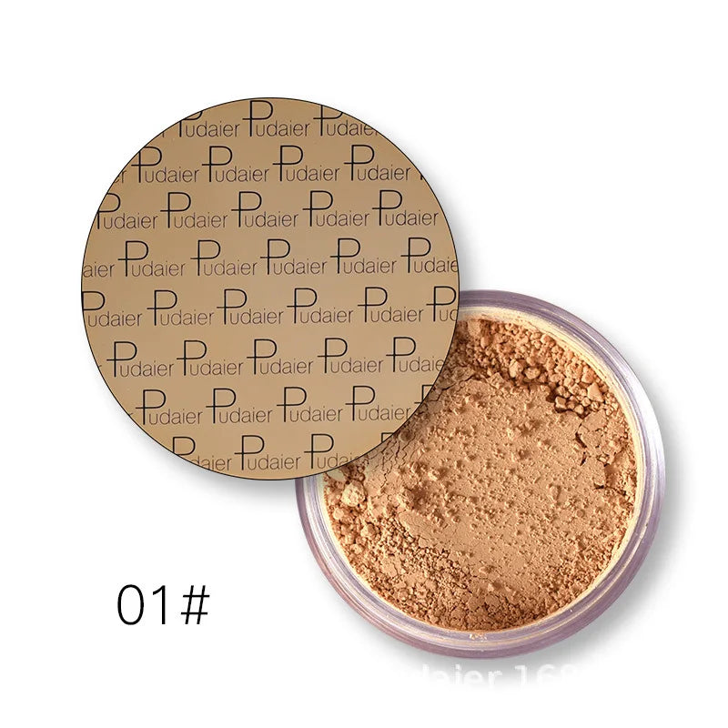 8 Color Long-Lasting Oil Control Matte Loose Face Powder - Invisible, -Matte Finishing Powder For Foundation Makeup