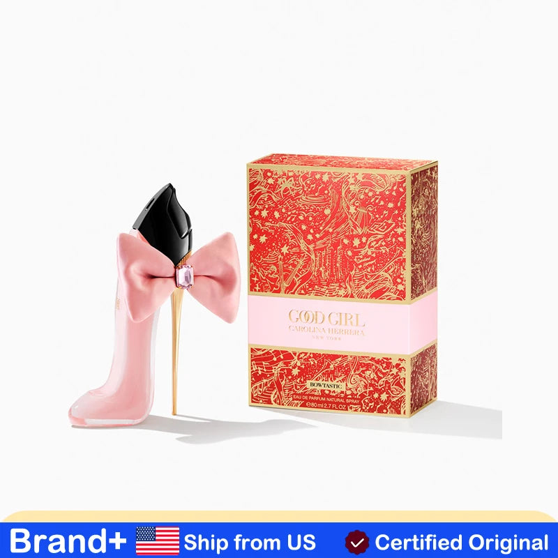 Carolina Herrera Good Girl Blush Bowtastic Edition Women Eau De Parfum Spray Long Lasting Fragrance Natural Cologne 80ML