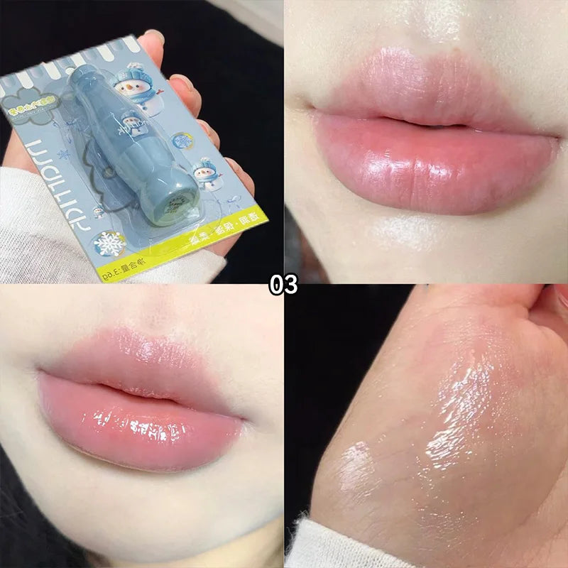 Herorange Lip Balm: Elegant and Moisturizing, Deeply Hydrating, Prevents Chapped Lips, a Must-Have for Autumn and Winter, Improves Lip Lines, Tinted Version, Naturally Enhances Makeup, Perfect for Daily Use and Commuting.