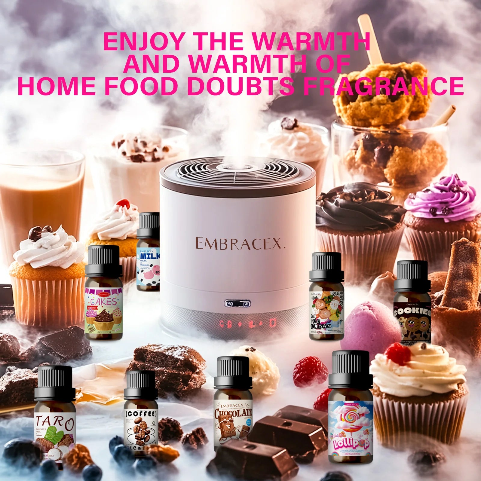 18 typle Gourmet Essential Oils Perfumes Fragrance Is Long-Lasting For Skin、Diffusers、Candles Making Gifts For Women