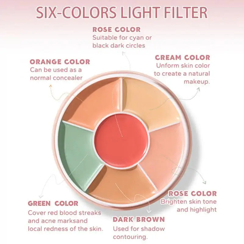 Natural Color Concealer Palette Does Not Take Off Makeup Compatible With Base Makeup Contour Concealer Palette Makeup Concealer