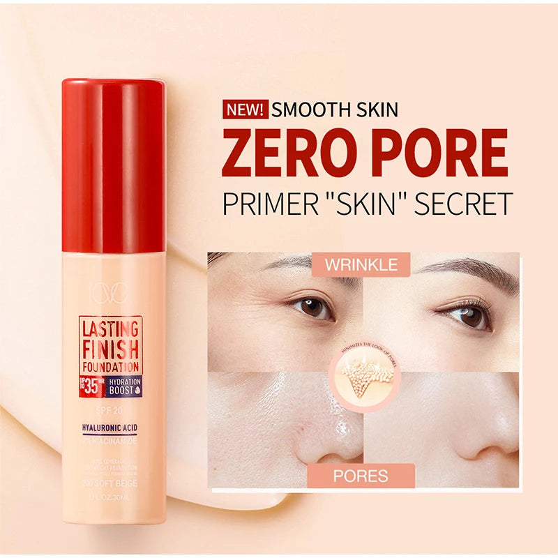 Liquid Foundation Effective Concealer Waterproof Sweat-resistant Delicate Makeup Cover Dark Circles Professional Cosmetics
