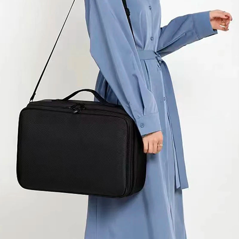 New Oxford Cloth Makeup Bag For Women Professional Large Capacity Travel Cosmetic Case