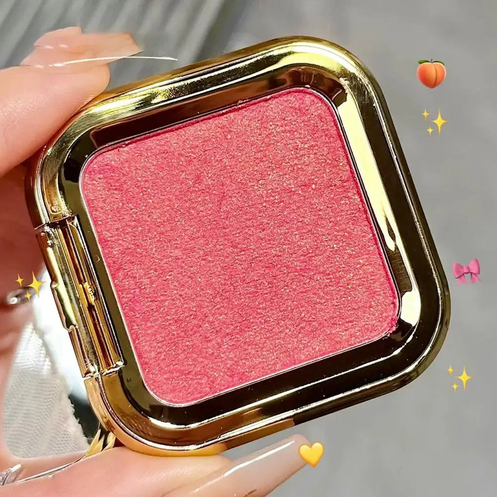 Peach Kiss 3D blush cream rouge Matte pearlescent Blusher Natural and lasting Color rendering Facial contour eyeshadow