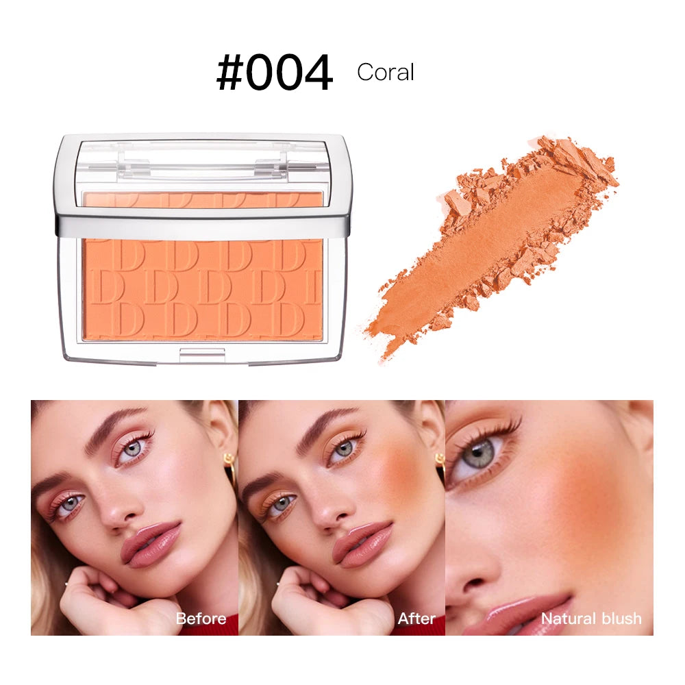 Single Color Blush Silky Texture High Color Rendering No Powder Feeling Low Saturation Long-lasting Natural Matte Blush Cream