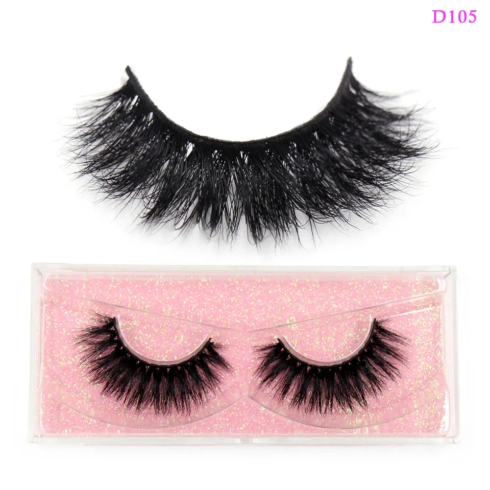 LEHUAMAO 3D Mink Lashes Makeup Eyelashes Fluffy Natural long fake lashes Full stripe reusable False Eyelash Extension 1 Pair