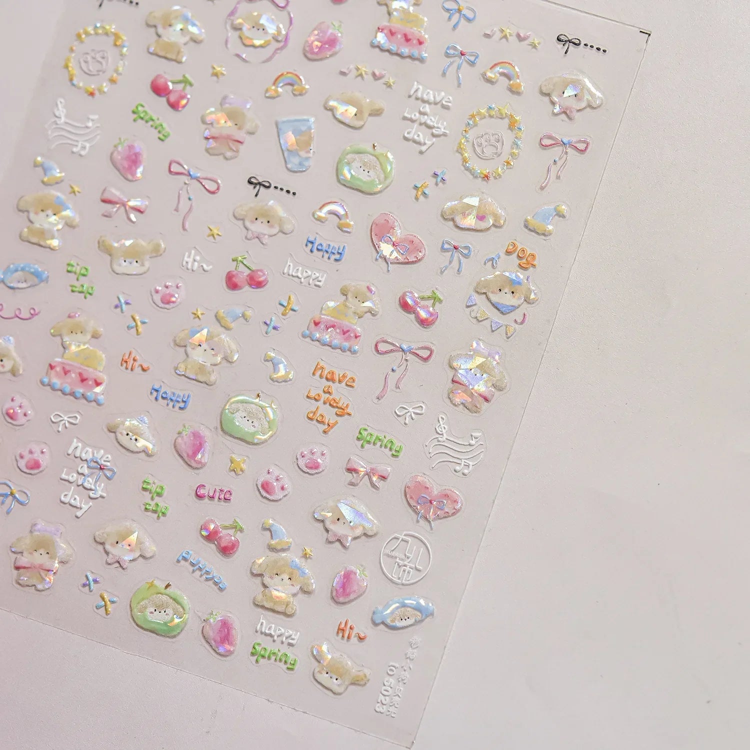 Ocean Shell Starfish Shell Conch Whale Dolphin Seahorse Coconut Tree Water Bubbles Self Adhesive Nail Art Sticker Manicure Decal