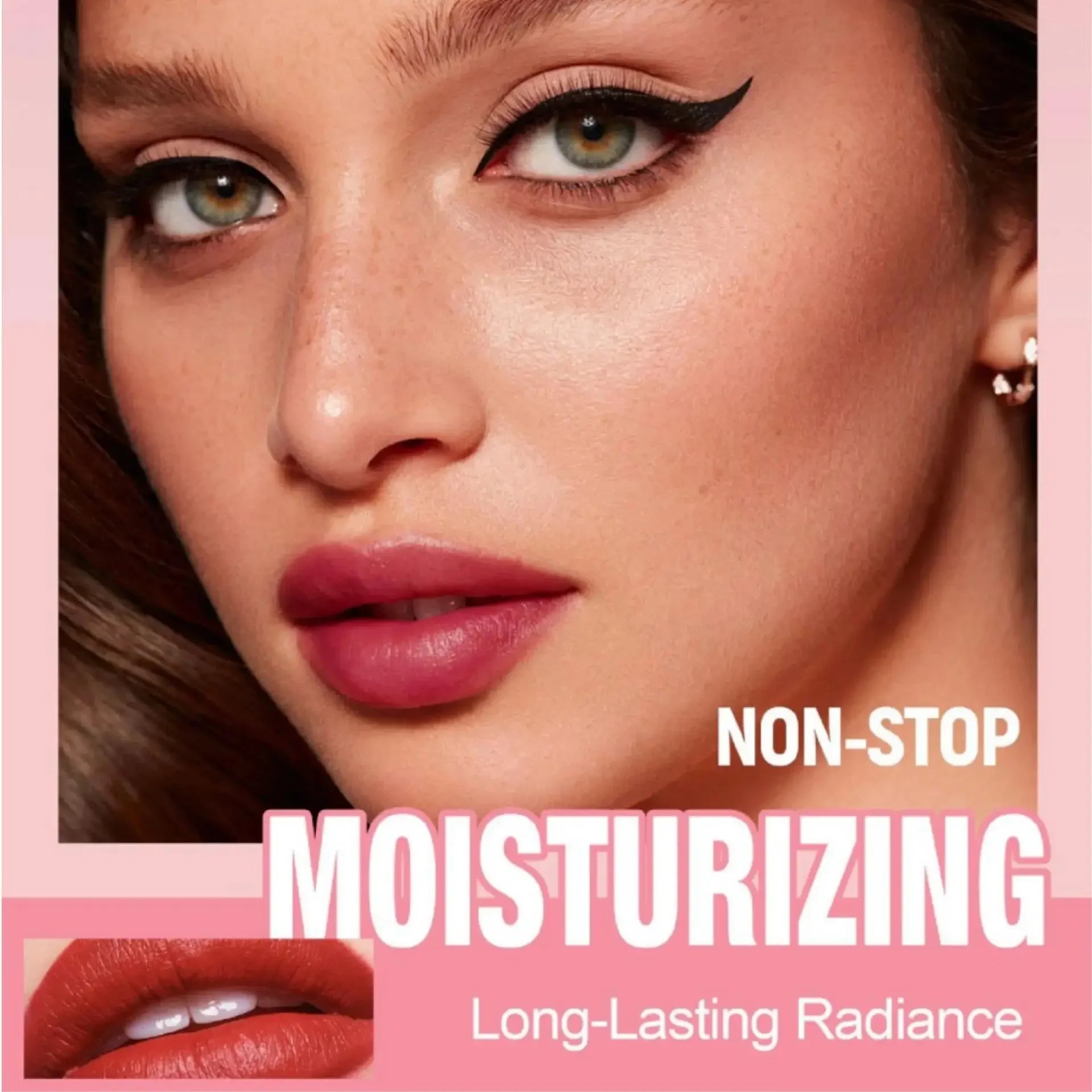 Waterproof Velvet Lipstick Set Matte High Pigment Long Lasting Moisturizing Non Fade Nude Red Lip Gloss Beauty Cosmetic