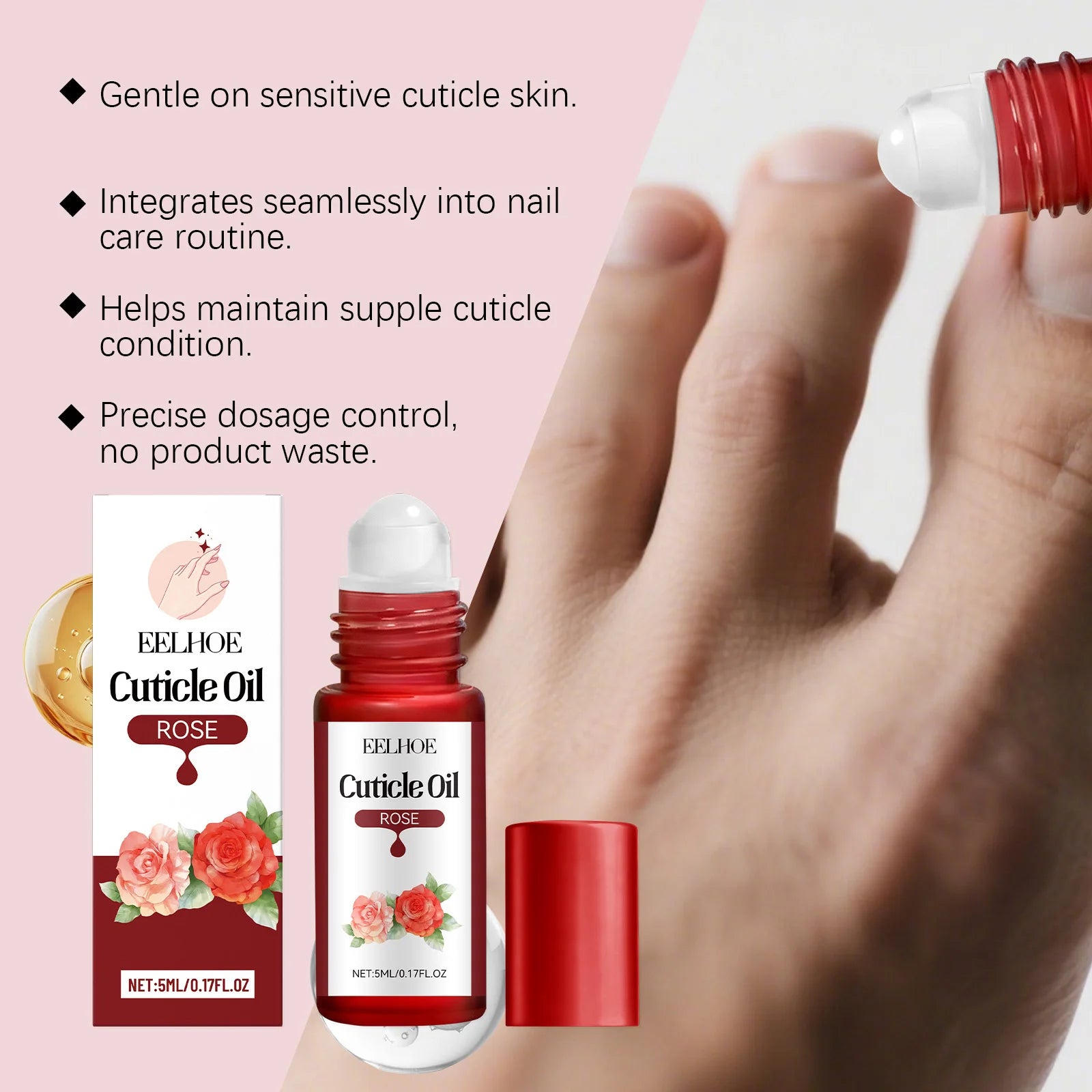 Nail Care Damaged Area Multi-Flavor Cuticle Oil Strengthens Moisturizes Nails Daily Gentle Portable Shine Smooth Care Oil