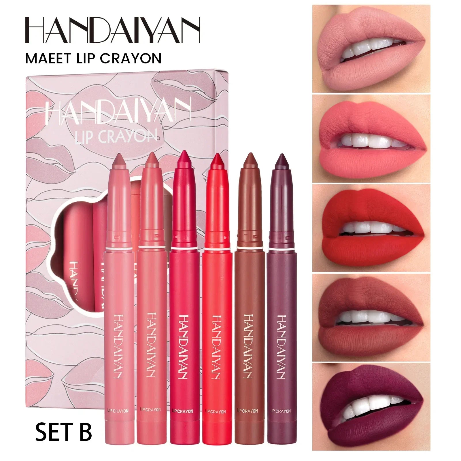 12 Colors Velvet Matte Lipsticks Waterproof Long Lasting Nude 2 IN 1 Stick on-Stick Cup Lips Makeup Tint Pen Daily Makeup Tools