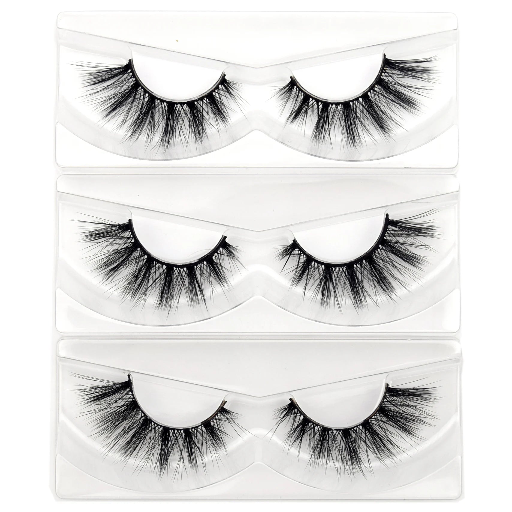 Visofree Eyelashes 3D Mink Lashes Soft Natural Handmade Cruelty Free Mink Eyelashes Lightweight Full Strip Cilios Posticos D23