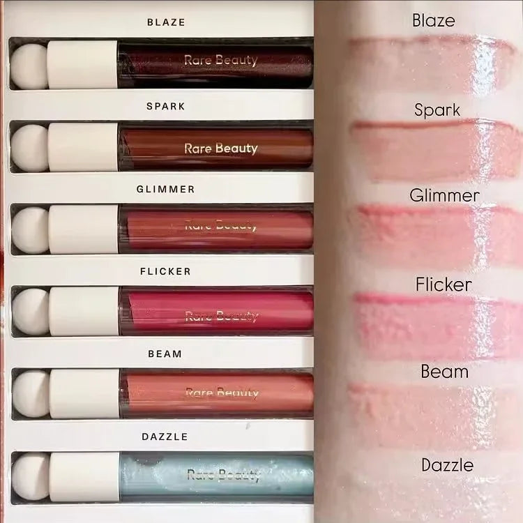 RARE Beauty New Lipstick Flashing Light Lasting Hydrating Powdery Powder Blusher High Gloss Mirror Setting Spray Hand and Cream