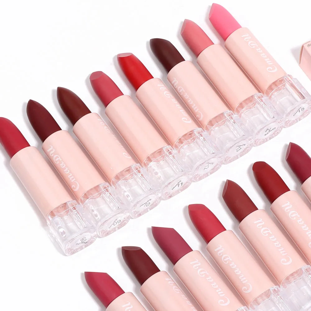 15 Colors Matte Lipstick 24 Hours Water Resistant Lipsticks Lip tint korean Makeup For Women Beauty Lip Stain Cheap Small Makeup