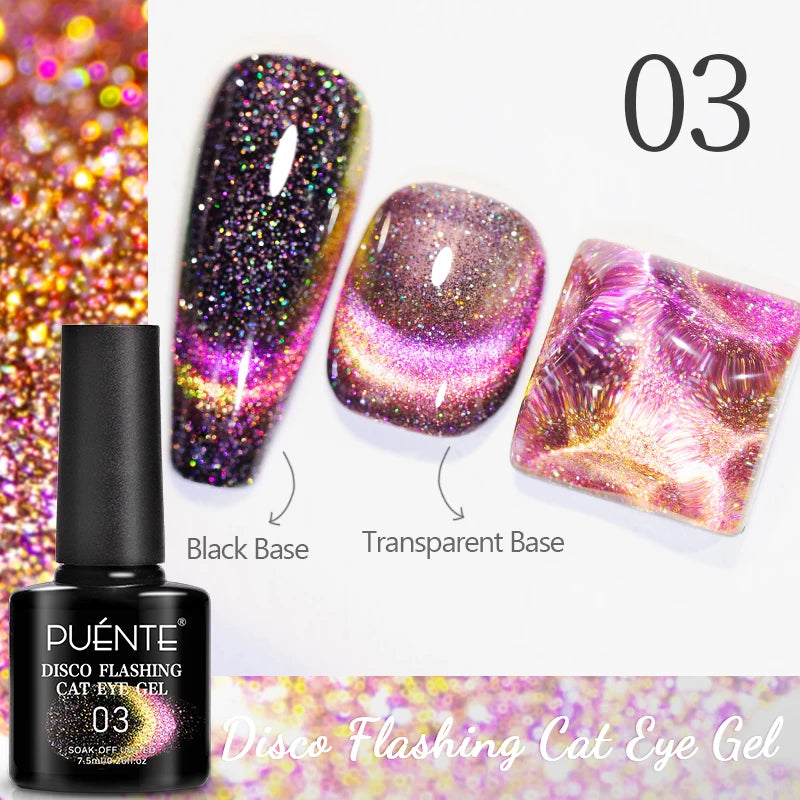 8ML Christmas Sparkling Reflective Diamond Glitter Liner Gel Nail Polish Soak Off UV Semi-Permanent Nail Art Varnish Manicure