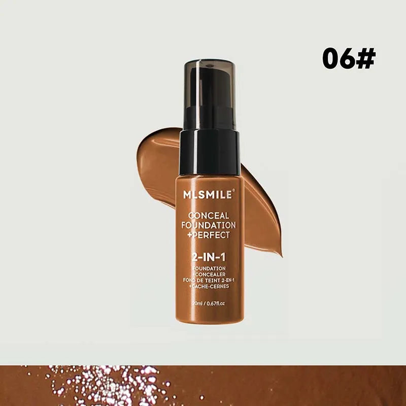 Full Coverage Face Foundation Cream | Oil-Control, Matte, Waterproof, Long-Lasting Base Makeup for Professional Finish